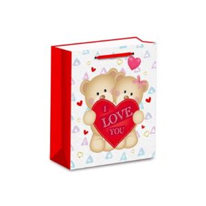 Подаръчна торбичка Love, 26 х 32 х 10 cm, дизайн 4