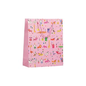 Подаръчна торбичка, детска 26 х 32 х 10 cm, розова
