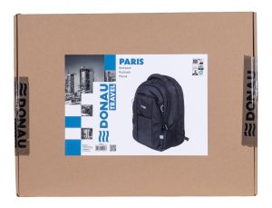 Раница за лаптоп 15,6" Donau Travel Paris, черна