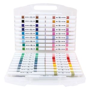 Маркери Spree Flexy акрилни двувърхи 36 цвята+ 2 контурни