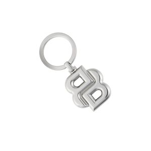 Hugo Boss Ключодържател Double B, сребрист