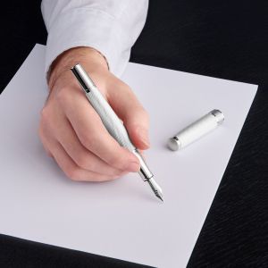 Hugo Boss Писалка Totem, сребриста