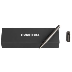 Hugo Boss Ролер Double B Saffiano, черен