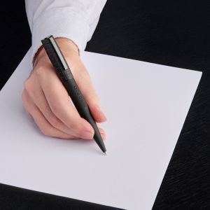 Hugo Boss Химикалка Arche Bauhaus, черна