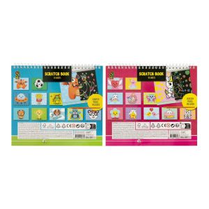 Moxy Книжка за издраскване. 10 листа. асорти, 48 броя