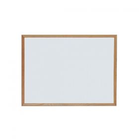 Бяло табло с дървена рамка Korko 30х40 cm