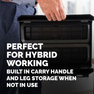 Поставка за монитор Fellowes Breyta, максимално тегло 15 kg, черна