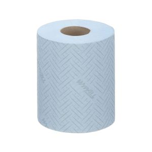 Хартия за почистване Kimberly-Clark WypAll Reach 6223 Centrefeed, на ролка, 430 къса, 163 m, синя, 6 броя
