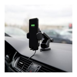 Yenkee Поставка и безжично зарядно за телефон за кола YSM 610, автоматична, черна