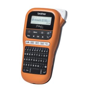 Brother Принтер за етикети PT-E110VPR1, кирилизиран, максимална широчина на етикета 12 mm