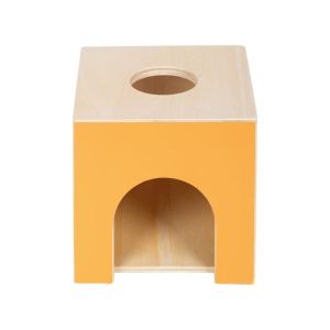 Small Foot Кутия Монтесори, дървена, с цветни топчета