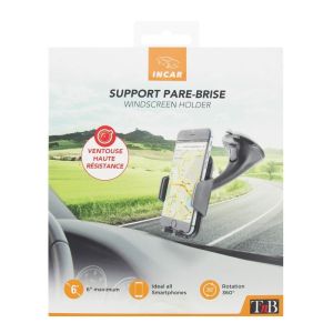 TNB Поставка за телефон за кола CARHOLDBK2, вакуумна