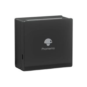 Phomemo Принтер M02-BK, преносим, мини, без мастило, черен