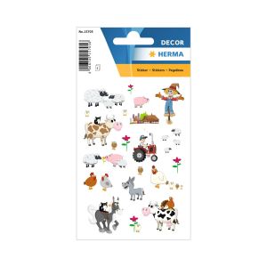 Herma Самозалепващи се етикети Ферма, 3 листа