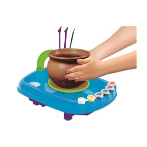 Moxy Грънчарско колело, с глина, четка и 6 цветни бои