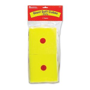 Learning Resources Зарчета от пяна, с точки, големи, 2 броя