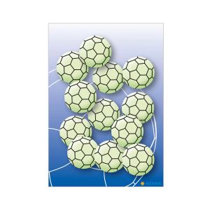 Herma Самозалепващи се етикети Футболна топка, светещи в тъмно, 12 броя