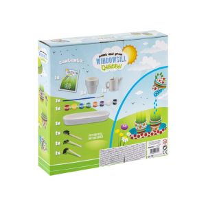 Moxy Комплект градина за прозорец, с 3 инструмента, четка и 8 боички