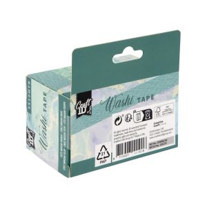 Craft ID Тиксо, с мотиви за декорация, широчина 15 mm, дължина 10 m, 5 броя, зелено