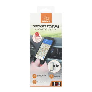 TNB Поставка за телефон за кола, магнитна, със захващане за климатик