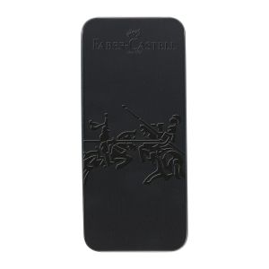 Faber-Castell Метална кутия за 2 пишещи средства Grip 2011, черна