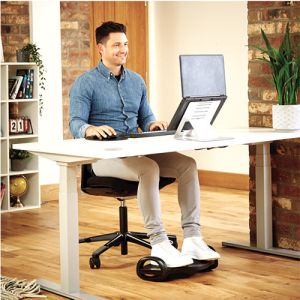 Поставка за лаптоп Fellowes Hy Lyft, повдигаща се, сребриста