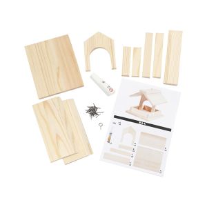 Creativ Company Хранилка за птици, дървена, 12.5 х 14.5 х 11.5 cm