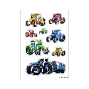 Herma Самозалепващи се етикети Трактори, 1 лист