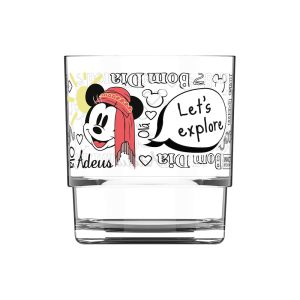 Disney Бутилка за пътуване, в комплект с 2 стъклени чаши, синя