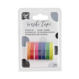 Craft ID Тиксо, с мотиви за декорация, дължина 3 m, 3 броя, шарено