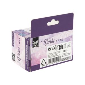 Craft ID Тиксо, с мотиви за декорация, широчина 15 mm, дължина 10 m, 5 броя, лилаво