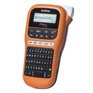 Brother Принтер за етикети PT-E110VP, максимална широчина на етикета 12 mm