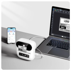 Phomemo Принтер M220-PL, мини, без мастило, лилав