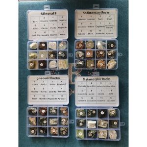 Gelsonlab Комплект минерали, в кутия, 42 броя