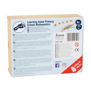 Small Foot Комплект математика, с цифри и пръчки, дървени, в кутия