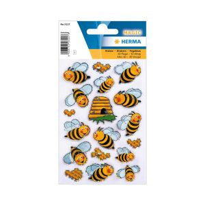 Herma Самозалепващи се етикети Пчели, 3D, 1 лист