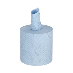 Кърпи за почистване Kimberly-Clark WypAll L10 7255 Centrefeed, на ролка, 38 х 19.5 cm, 800 къса, сини, 6 броя