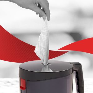 Хартия за почистване Kimberly-Clark WypAll Reach 6222 Centrefeed, на ролка, 430 къса, 163 m, бяла, 6 броя