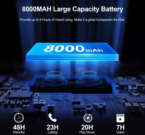 Таблет Vasoun P30HKIDS, 10'', Octa Core, 128 GB, 12 GB RAM, Android, T606 Octa core, задна камера 5 MP, предна камера 8 MP, син