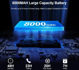 Таблет Vasoun P30HKIDS, 10'', Octa Core, 128 GB, 12 GB RAM, Android, T606 Octa core, задна камера 5 MP, предна камера 8 MP, розов