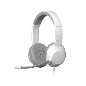 A4Tech Слушалки Fstyler FH150U, USB, с микрофон, бели