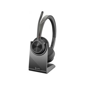 HP Слушалки Poly Voyager 4320 UC, Bluetooth, USB Type-A, със стойка за зареждане