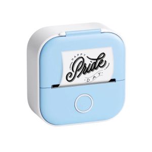 Phomemo Принтер T02-BU, преносим, мини, без мастило, син