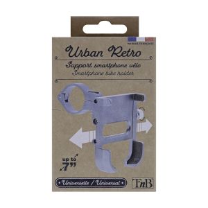 TNB Поставка за телефон Urban Retro, за колело, сива