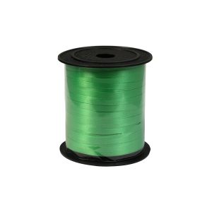 Лента-панделка, гланц, 0.5 cm, 200 m, зелена