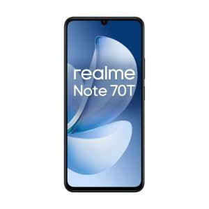 Смартфон Realme Note 70T, Dual SIM, 128 GB, 4 GB RAM, 13 MP камера, 6000 mAh, 6.74'', черен