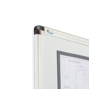 Rocada Бяла дъска, 90 x 120 cm, магнитна, с алуминиева рамка