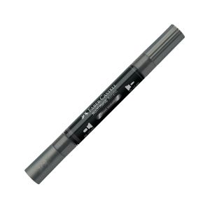 Faber-Castell Акрилен маркер Multimark, № 297, стоманен металик