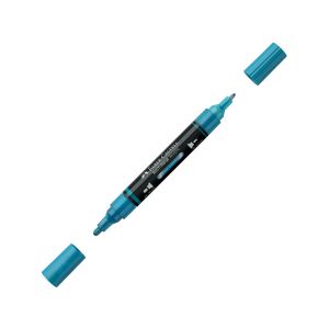 Faber-Castell Акрилен маркер Multimark, № 292, син металик