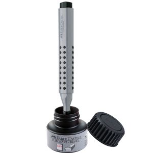 Faber-Castell Маркер за флипчарт Grip, скосен, черен